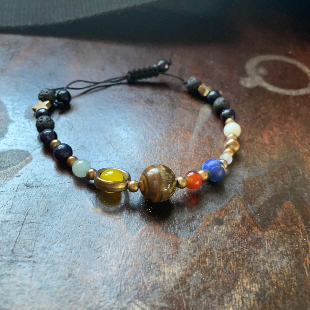 Solar system bracelet and mountain bracelet